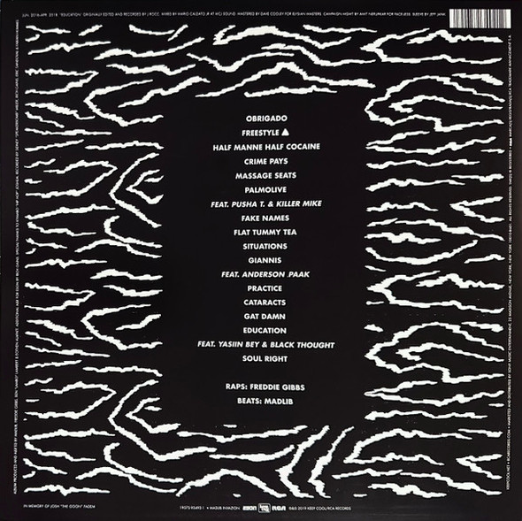 FREDDIE GIBBS & MADLIB-Bandana-Vinyl LP-Brand New/Still sealed_SC0226176-SONY93492