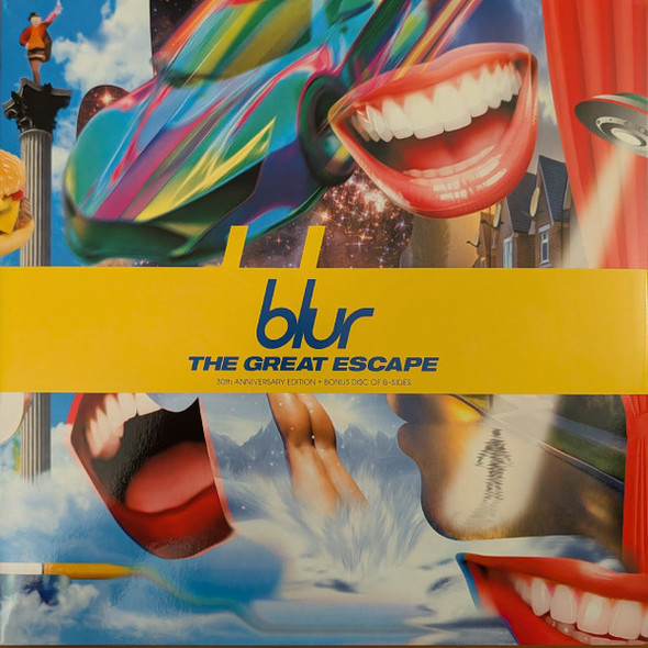 BLUR - The Great Escape (30th Anniversary Edition) (Yellow/Turquoise Vinyl)--Vinyl LP-Brand New/Still sealed_LAS0226213