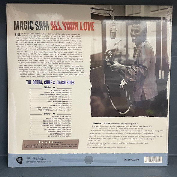 MAGIC SAM - All Your Love - The Cobra. Chief & Crash Sides (Limited Edition)--Vinyl LP-Brand New/Still sealed_LAS0226113