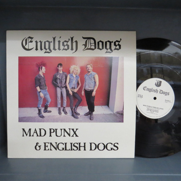 English Dogs-Mad Punx & English Dogs-VINYL LP-USED-SHLP170425_7905