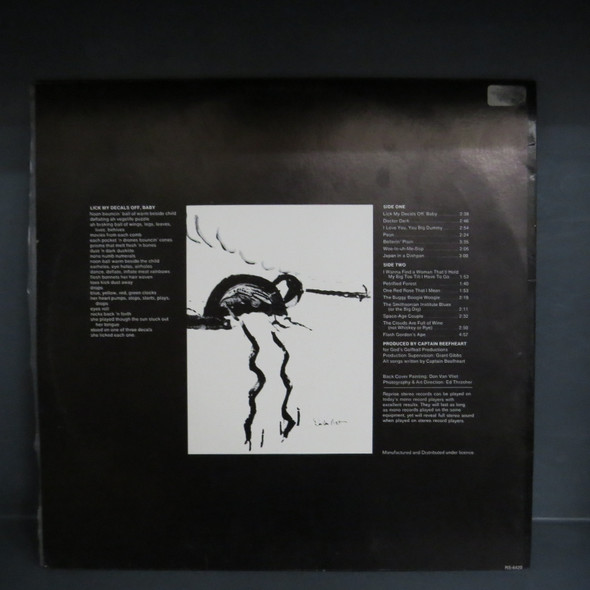 Captain Beefheart & The Magic Band-Lick My Decals Off, Baby-Aussie 1971 press-VINYL LP-USED-SHLP170425_8024