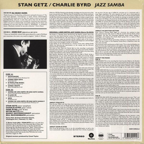 STAN GETZ - Jazz Samba--Vinyl LP-Brand New/Still sealed_LAS0326168