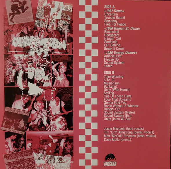 OPERATION IVY (Green day) - Learn To Dance The Geek With... The Demos 1986-1988--Vinyl LP-Brand New/Still sealed_LAS0426212