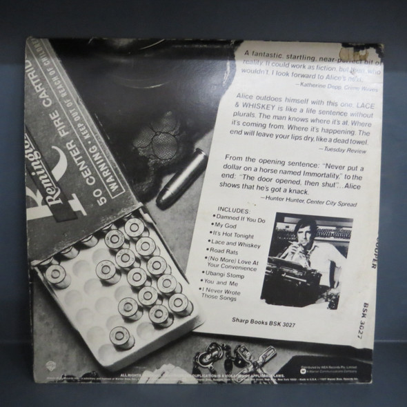 Alice Cooper (2)-Lace And Whiskey-VINYL LP-USED-Aussie 1977 press-SHLP170425_8056