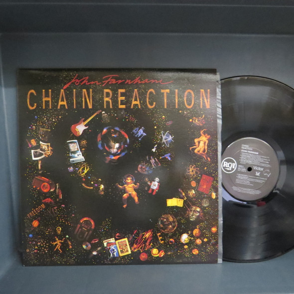 John Farnham-Chain Reaction-VINYL LP-USED--SHLP170425_8130