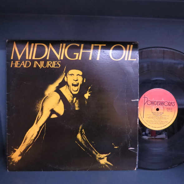 Midnight Oil-Head Injuries-VINYL LP-USED--SHLP170425_8163