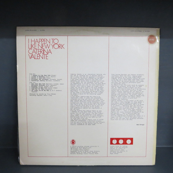 Caterina Valente-I Happen To Like New York-VINYL LP-USED--SHLP170425_8224