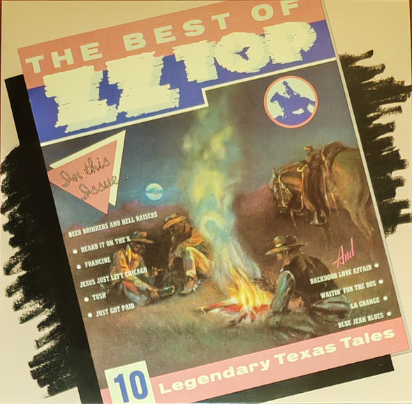 ZZ TOP - Best Of Zz Top (Translucent Blue Vinyl) (Rocktober)--Vinyl LP-Brand New/Still sealed_LAS04226129