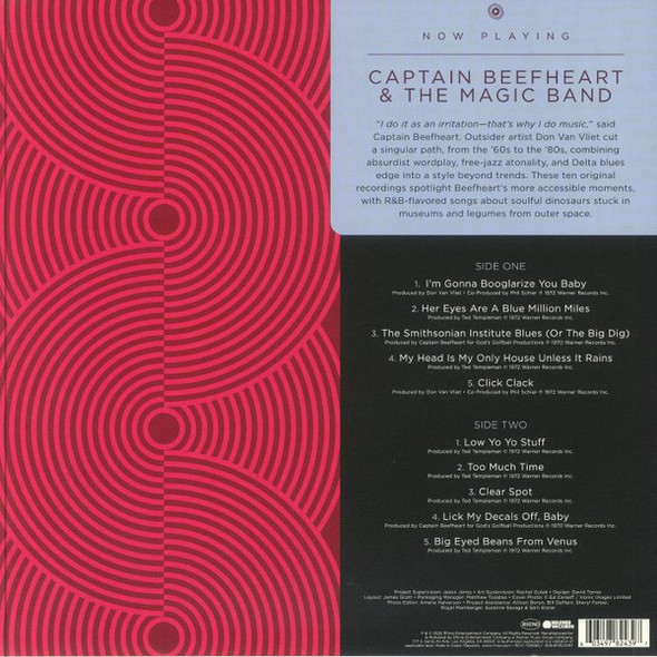 CAPTAIN BEEFHEART - Now Playing (Red Vinyl)--Vinyl LP-Brand New/Still sealed_LAS04226130