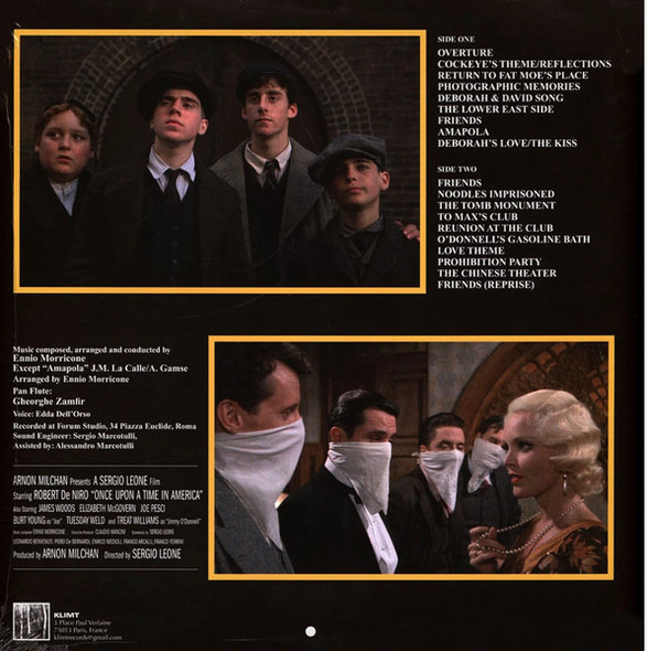 ENNIO MORRICONE - Once Upon A Time In America (Gold Vinyl)--Vinyl LP-Brand New/Still sealed_LAS04226125