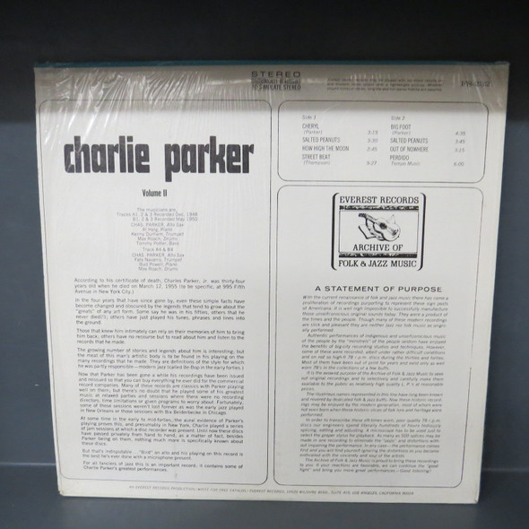 Charlie Parker-Charlie Parker Volume II-VINYL LP-USED--SHLP170425_8252