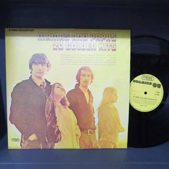 The Mamas & The Papas-20 Golden Hits-VINYL LP-USED--SHLP170425_8296