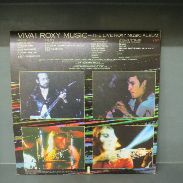 Roxy Music-Viva! Roxy Music (The Live Roxy Music Album)-VINYL LP-USED-Aussie 1976 press-SHLP170425_8337