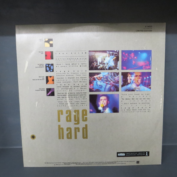 Frankie Goes To Hollywood-Rage Hard-VINYL LP-USED--SHLP170425_8364