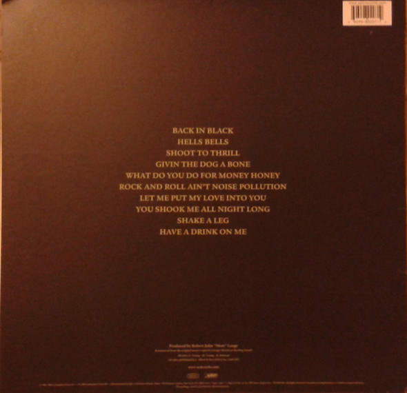 AC/DC - Back In Black--Vinyl LP-Brand New/Still sealed_LAS0526170