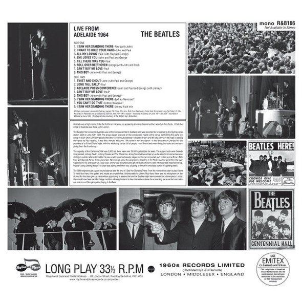 BEATLES - Live From Adelaide 1964--Vinyl LP-Brand New/Still sealed_LAS0526150