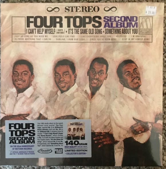 FOUR TOPS - Second Album--Vinyl LP-Brand New/Still sealed_LAS0526117