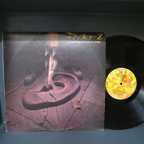 Fischer-Z-Going Deaf For A Living-VINYL LP-USED--SHLP170425_8440