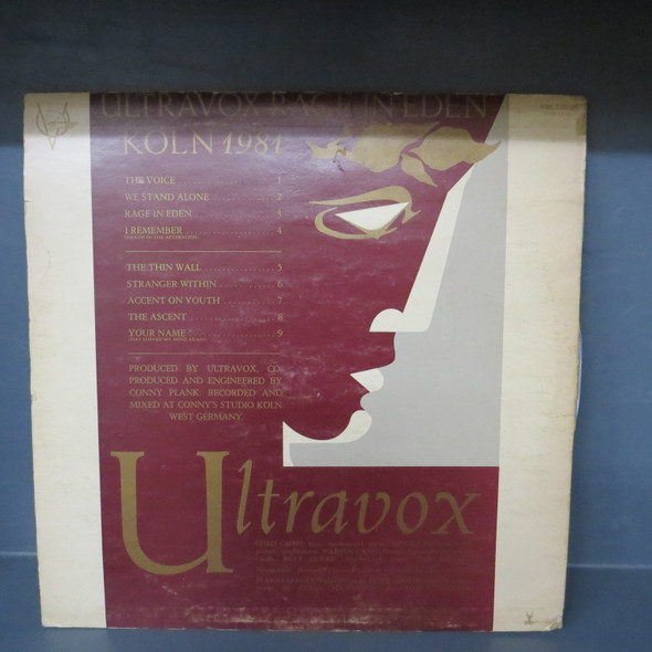 Ultravox-Rage In Eden-VINYL LP-USED--SHLP170425_8450