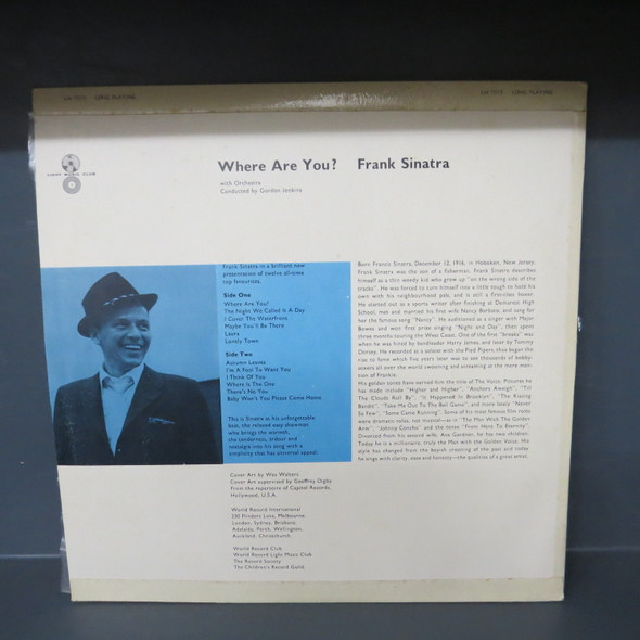 Frank Sinatra-Where Are You?-VINYL LP-USED--SHLP170425_8458