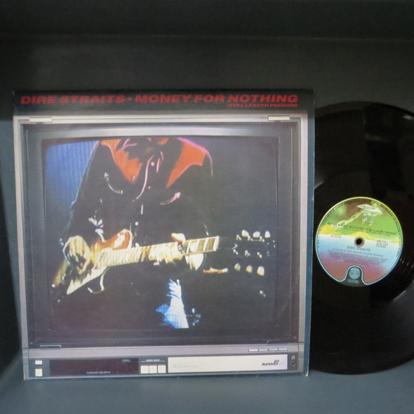 Dire Straits-Money For Nothing (Full Length Version)-VINYL 12"-USED-Aussie 1985 press-SHLP170425_8485