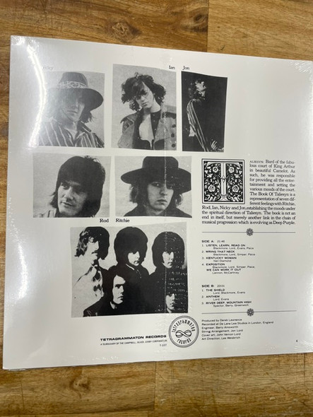 DEEP PURPLE-The Book Of Taliesyn-Vinyl LP-Brand New/Still sealed_SC0626105-107H