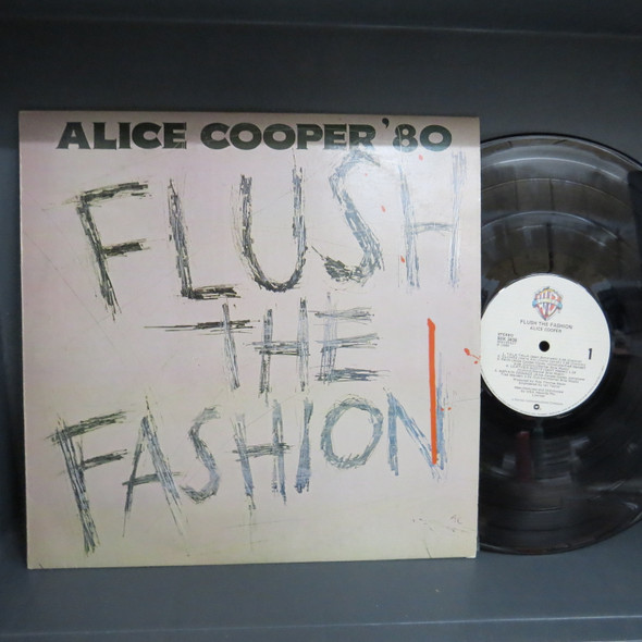 Alice Cooper (2)-Flush The Fashion-VINYL LP-USED--SHLP170425_8525