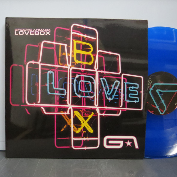Groove Armada - Lovebox USED 2 x Vinyl - LP, Album, Limited Edition, Numbered, Blue Transparent - Europe 2018 - MOVLP2163