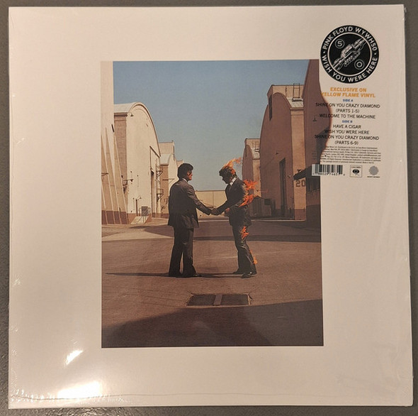 Pink Floyd - Wish You Were Here (Yellow Flame Vinyl) - Vinyl LP-Brand New/Still sealed - 8887518426IA