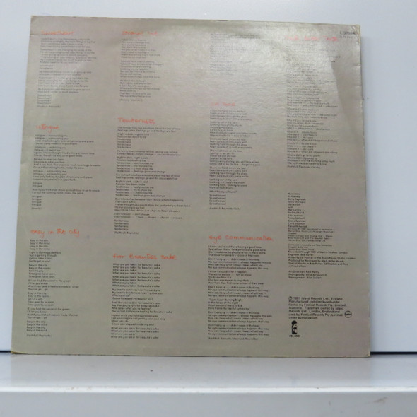 Marianne Faithfull - Dangerous Acquaintances USED - Near Mint (NM) / Very Good Plus (VG+) Vinyl - LP, Album, First pressing - Australia 1981 - L 37695