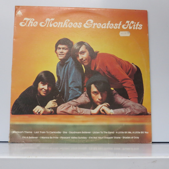 The Monkees - The Monkees Greatest Hits USED - Very Good Plus (VG+) / Very Good Plus (VG+) Vinyl - LP, Compilation, Reissue, Stereo - Australia 1976 - AL 4089