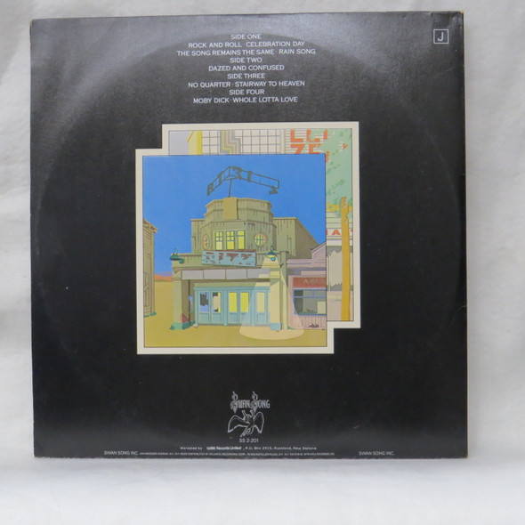 Led Zeppelin - The Soundtrack From The Film The Song Remains The Same USED - Excellent (EX) / Very Good Plus (VG+) 2 x Vinyl - LP, Album, Gatefold - New Zealand 1976 - SS 2-201