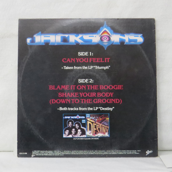 The Jacksons - Can You Feel It USED - Near Mint (NM) / Very Good (VG) Vinyl - 12", 45 RPM - Australia 1984 - ES12108