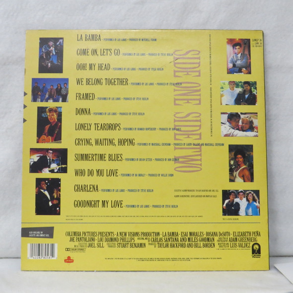 Various - La Bamba - Original Motion Picture Soundtrack USED - Near Mint (NM) / Very Good Plus (VG+) Vinyl - LP, Compilation - UK 1987 - LONLP 36