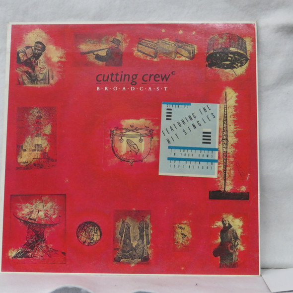 Cutting Crew - Broadcast USED - Excellent (EX) / Excellent (EX) Vinyl - LP, Album - Australia 1986 - SIREN LP7