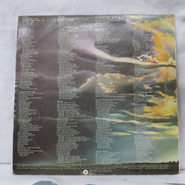 Deep Purple - Stormbringer USED - Very Good Plus (VG+) / Very Good Plus (VG+) Vinyl - LP, Album - Australia 1974 - TPS 3508