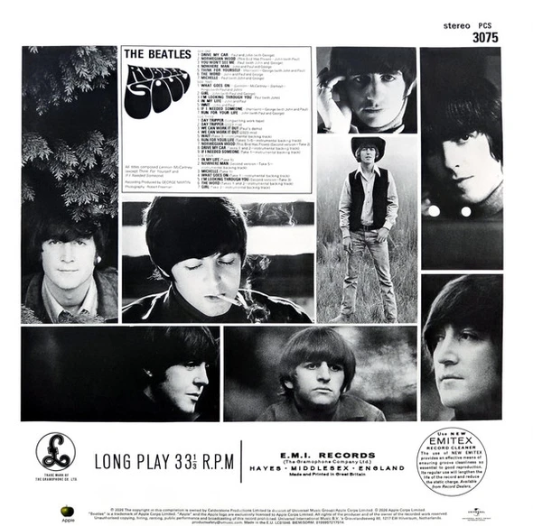 The Beatles - Rubber Soul (2026 180g, Half-Speed Master 2 LP) - Vinyl LP-Brand New/Still sealed - PCS 3075 - IQ202609