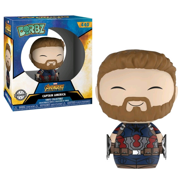 Avengers 3: Infinity War - Captain America US Exclusive Dorbz [RS]-FUN27298