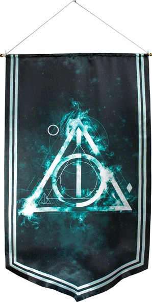 Harry Potter - Deathly Hallows Satin Banner-115cm x 70cm-IKO1237