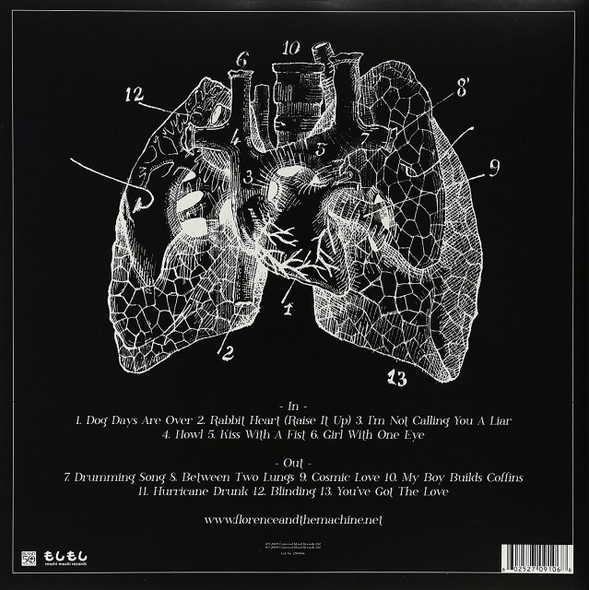 FLORENCE & THE MACHINE-Lungs-Vinyl LP-Brand New-Still Sealed