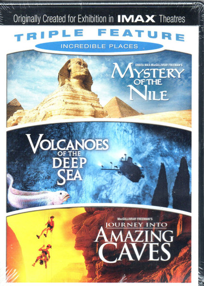 IMAX: Incredible Places Triple Feature-DVD (3 Disc Set)-Region 1-Brand New-Still Sealed