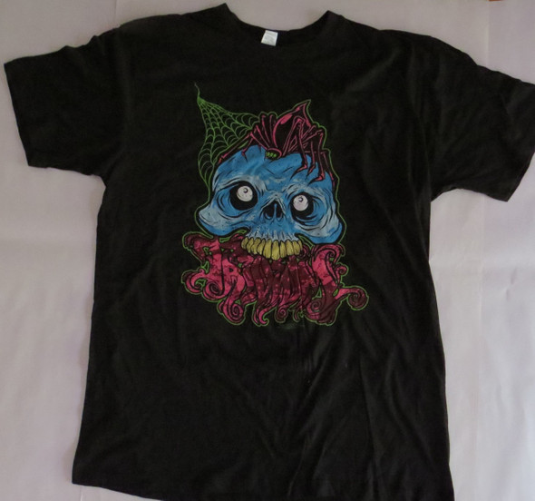 Trivium Skull Spider 30/1 Tee-X-Large-T-Shirt-Brand New