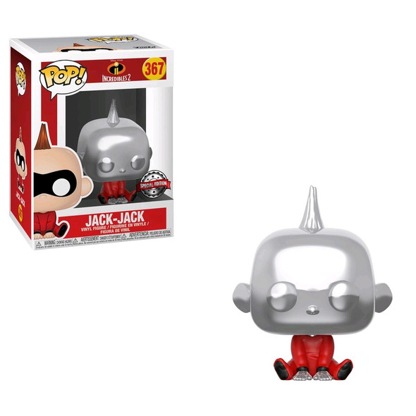 Incredibles 2 - Jack-Jack Chrome US Exclusive Pop! Vinyl [RS]-FUN31432