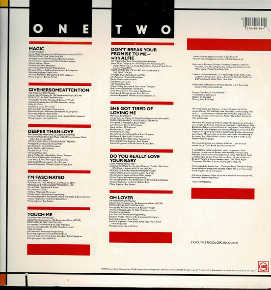 TEMPTATIONS-Touch Me Vinyl LP-Brand New-Still Sealed