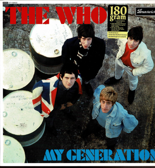 WHO-My Generation (180 gram) Vinyl LP-Brand New-Still Sealed WHO-My Generation (180 gram) Vinyl LP-Brand New-Still Sealed