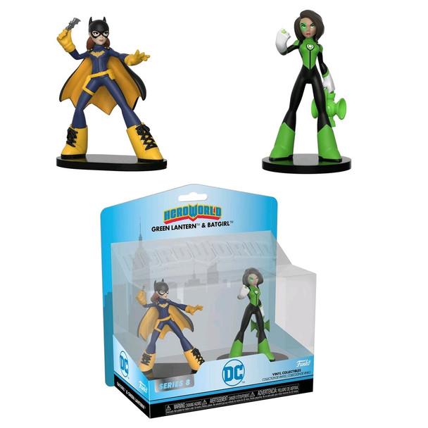 DC Comics - Hero World Batgirl / Green Lantern US Exclusive 2-pack [RS]-FUN30582