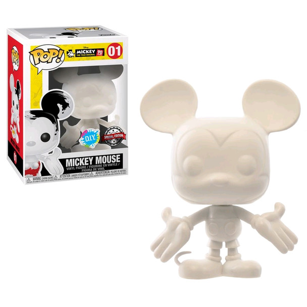 Mickey Mouse - 90th Mickey Mouse (DIY) US Exclusive Pop! Vinyl [RS]-FUN34551