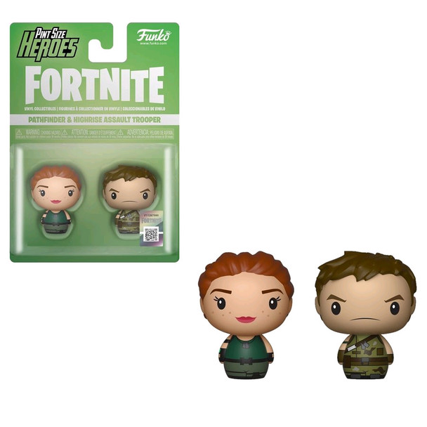Fortnite - Pathfinder & Highrise Assault Trooper Pint Size Hero 2-pack-FUN38020