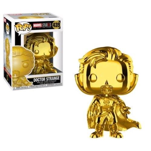 Marvel Studios 10th Anniversary - Doctor Strange Gold Chrome Pop! Vinyl-FUN38481