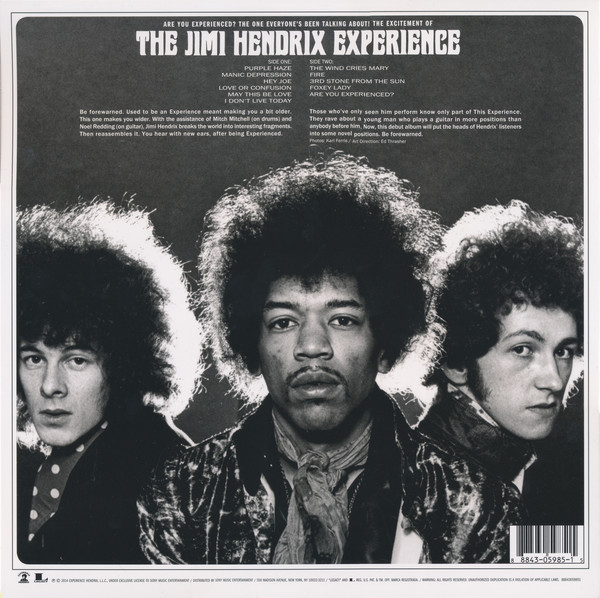 JIMI HENDRIX EXPERIENCE-Are You Experienced (180 gram) Vinyl LP-Brand New-Still Sealed